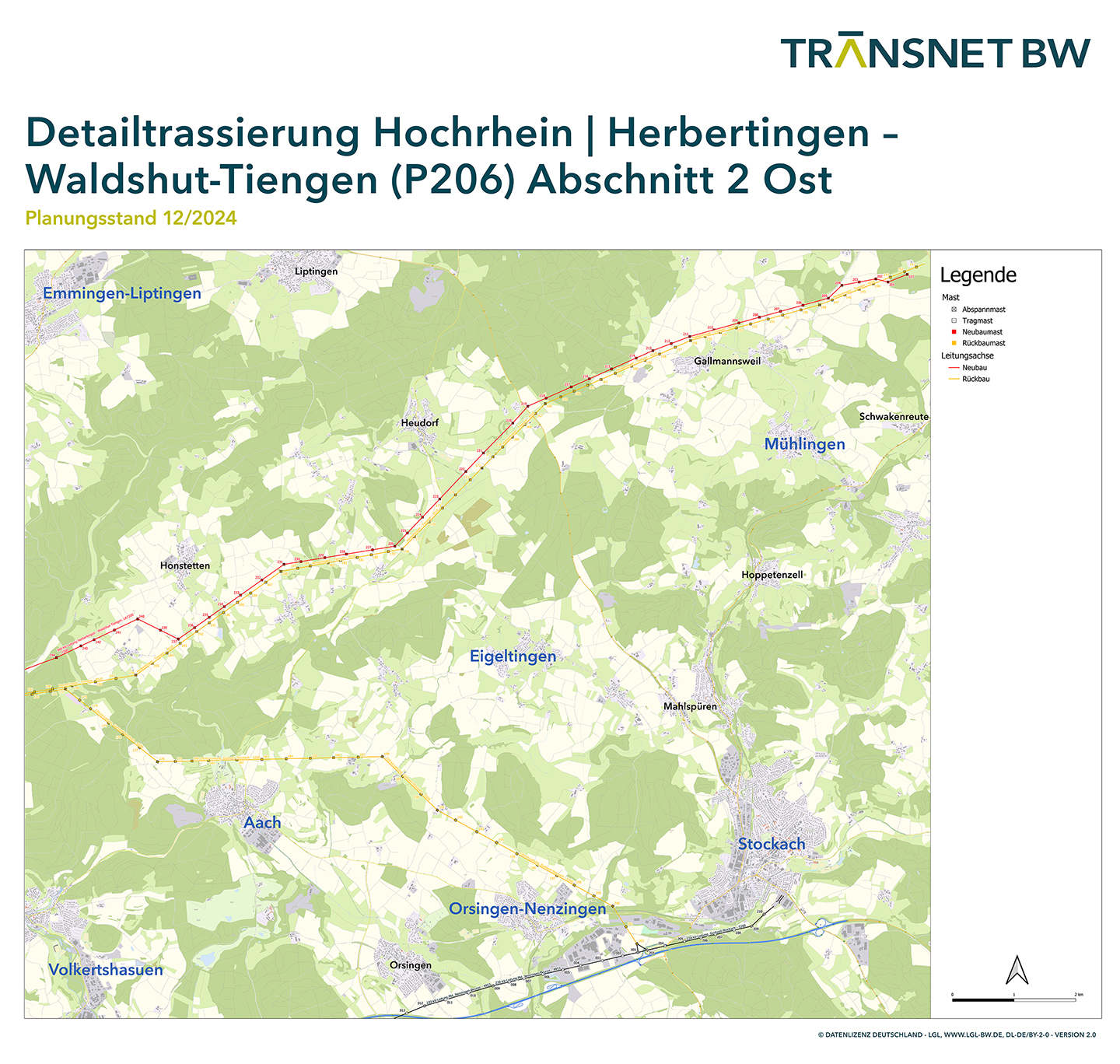 HRH_A2_Karte Detailtrassierung Ost