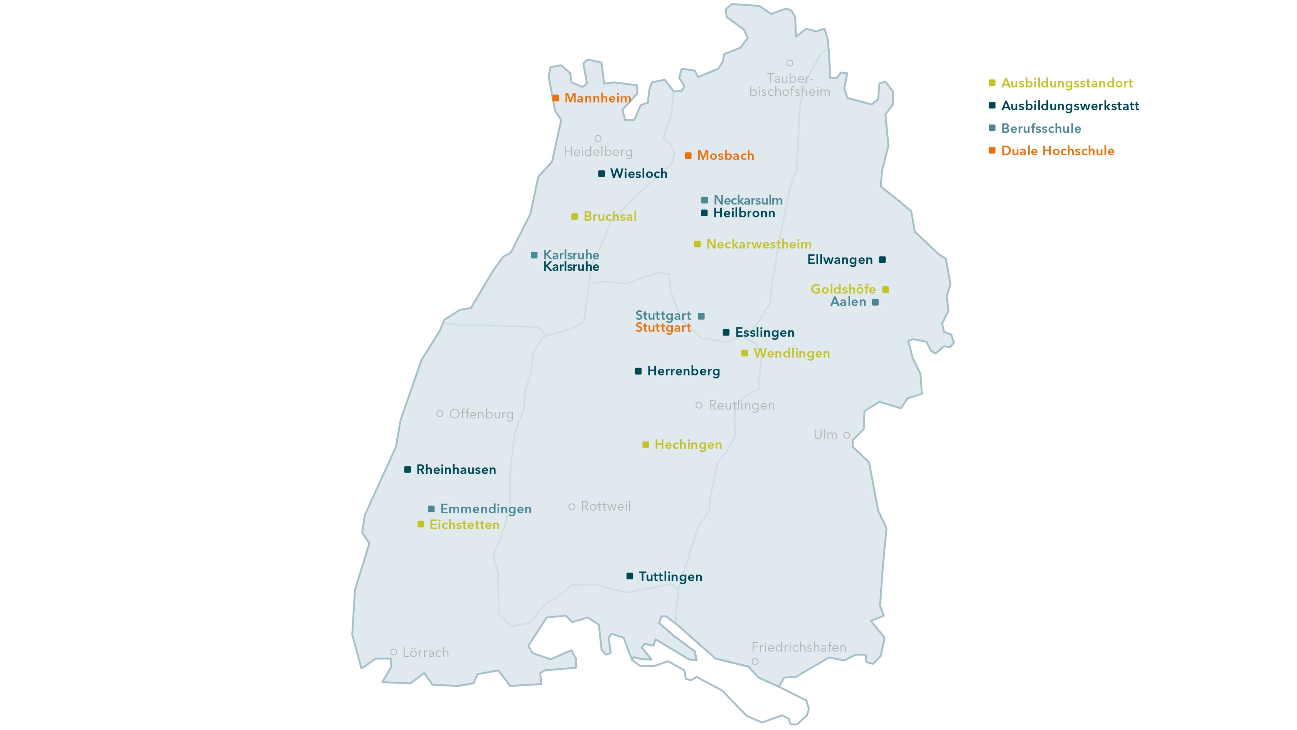 TBW Landkarte Ausbildung