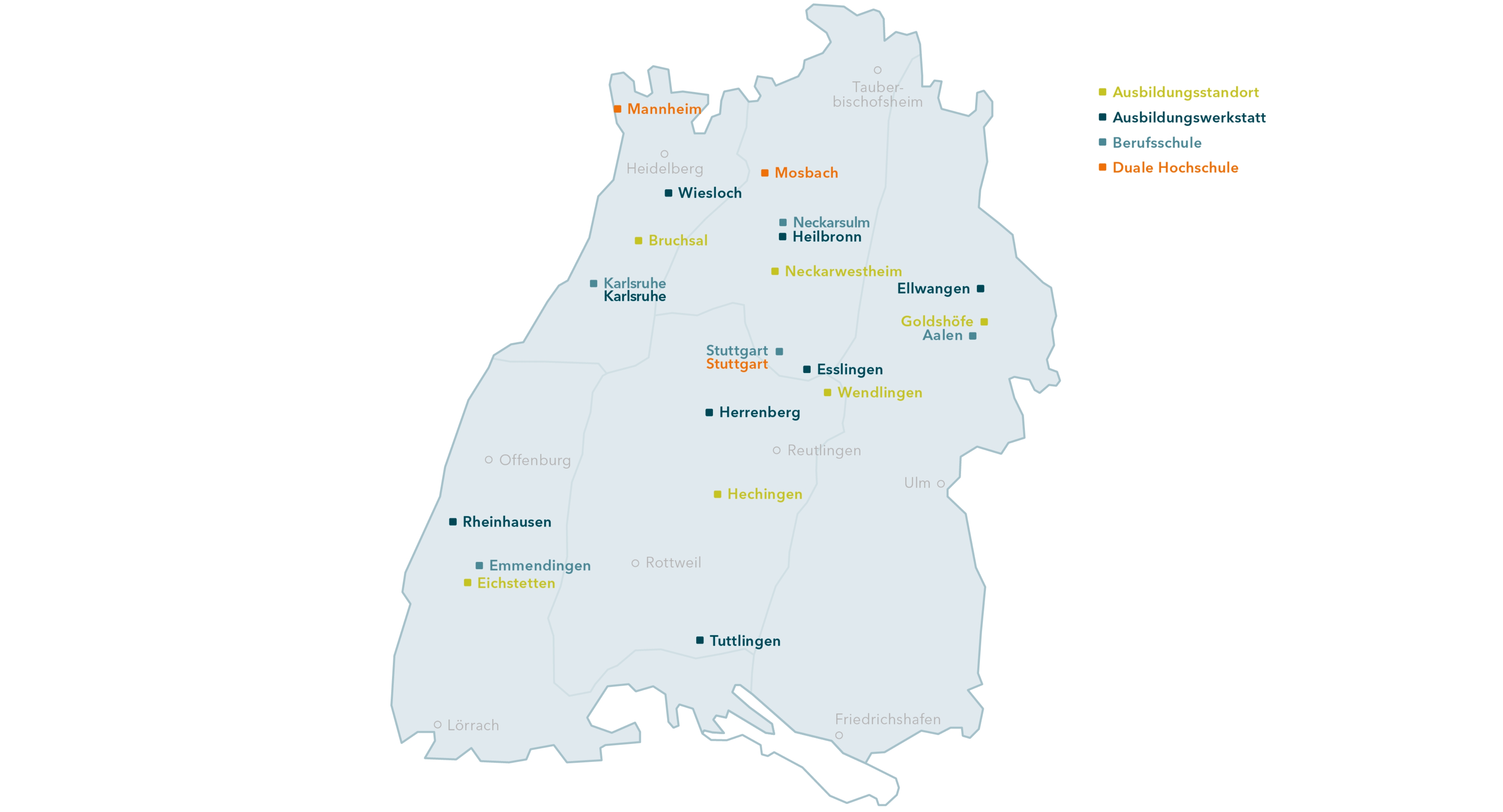 TBW Landkarte Ausbildung