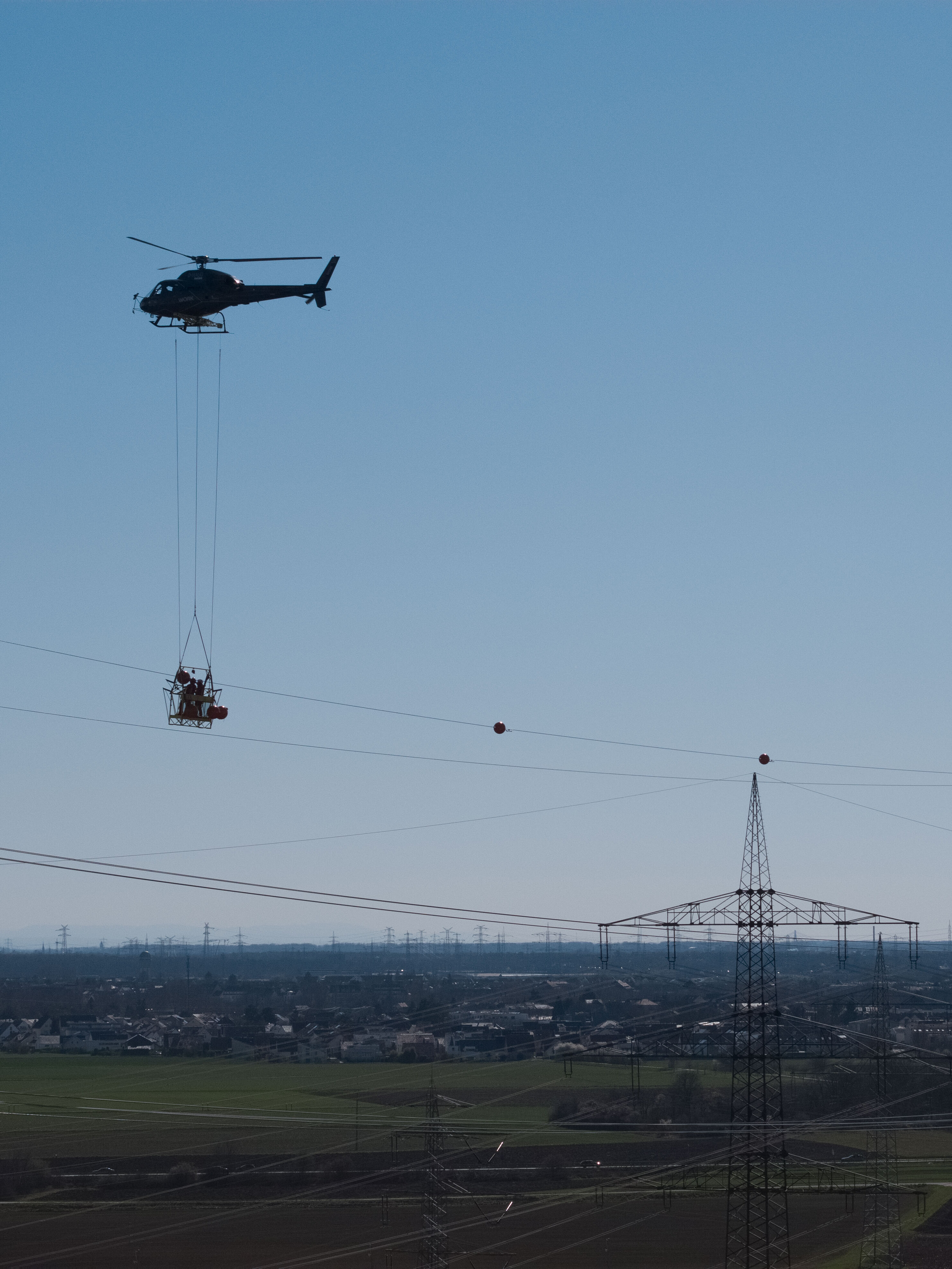 Montage Flugwarnkugeln